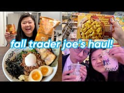 fall trader joe's haul & taste test 🎃🍂 + quick socal trip for a wedding! 💍