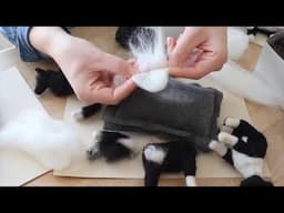 Needle Felting The Border Collie