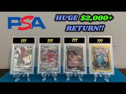 AMAZING $2,000+ PSA GRADED POKEMON CARD RETURN + Pokemon Card Opening!!