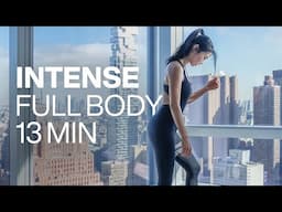 13 Min Intense Full Body Workout at Home - No Talking