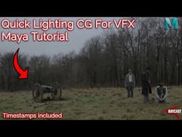 Lighting CG For VFX - Maya Tutorial