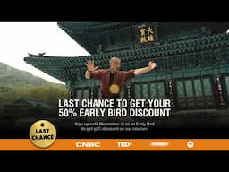 [Last chance] Black Week begins on Thursday! Up to 50% Early Bird discount on Shaolin.Online courses