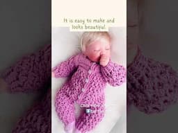 Super cute Rosita Baby Romper tutorial | Memeluco de bebés paso a paso #ganchillo #crochetforbaby