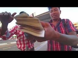 Money Exchanging Scam caught on Camera (Myanmar 2024)