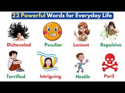 22 Powerful Words for Everyday Life | Vocabulary in English