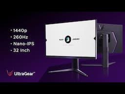 32 inch 1440p eSports/Creative monitor - LG UltraGear 32GQ850-B