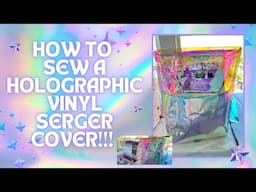 How To Sew THE Cutest Serger / Overlocker Cover!!! #jukisewingmachine @BrotherSews