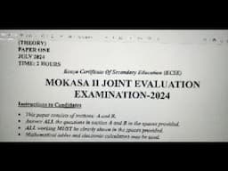 MOKASA 2 PHYSICS PAPER 1 2024 MOCK