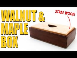 Scrap Wood Keepsake Box!