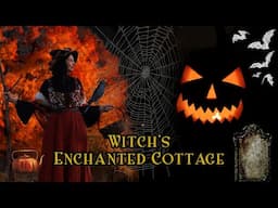 A Cottage Witch's Enchanted October🕯️🐦‍⬛ Autumn Woods, Apple Cider Brew, Cozy Dark Vlog🌙🪦