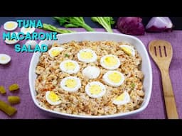 Delicious Tuna Macaroni Salad Recipe: How To Make THE BEST Tuna Macaroni Salad