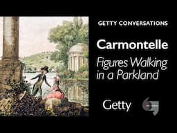 Carmontelle, Figures Walking in a Parkland