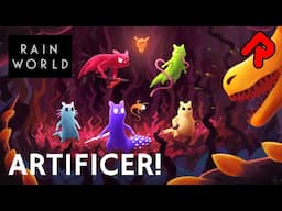 Playing the Artificer Slugcat in Rain World Downpour! (2023 DLC) | ep 1