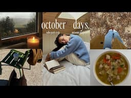 rainy october days | autumn recipes, solo trip to paris, cosy chats 🍂