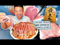 ULTRA RARE Japanese A5 Wagyu PREMIUM Steak & ULTIMATE Local BBQ Hidden Gem in Tokyo