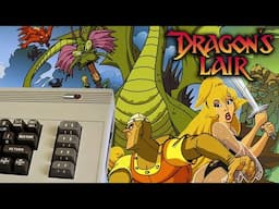 Playing Dragon's Lair LASER DISK Game on Real Commodore 64