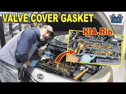 How To Replace Valve Cover Gasket - Kia Rio (Andy’s Garage: Episode - 508)