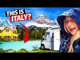 ITALY SHOCKED US | Vanlife in the Dolomites 🗻