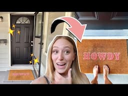 Front Entrance Makeover! EASY Home Decor DIY Ideas