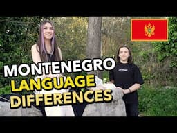 🇲🇪 Learning Montenegro Slang from Locals (Differences vs. Serbian / Croatian / Bosnian)