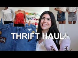 Thrift Store Try-On Haul | Thrifting Fall Fashion & Good Finds! | Gabriella Mortola