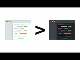 Why Light Theme is Better for Coding (fight me)