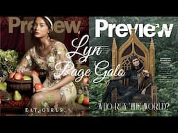 Lyn Page Galo Design | Preview Magazine Projects | Pia Wurtzbach & Ylona Garcia | FASHION