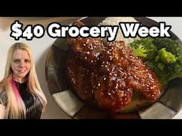 $40 Grocery Haul for 3 Adults • Realistic Budget Cooking • Dinner Ideas