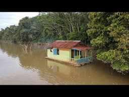 MEMBUAT RUMAH RAKIT DI SUNGAI BESAR DAN BERMALAM 5 HARI 4 MALAM, SERTA MENCARI UDANG GALAH DAN IKAN.