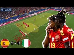 Small Change With A Huge Impact? How Did Spain Outperform Italy? Spain 1-0 Italy | Tactical Analysis