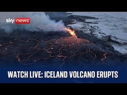 Iceland volcano continues to erupt for the seventh time in almost a year