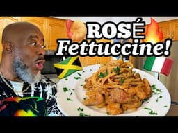 How to make Rose Chicken & Shrimp Fettuccine! | Deddy's Kitchen