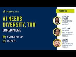 AI Needs Diversity, Too | On-Demand Webinar | Medidata