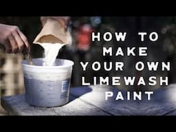 Making Limewash Paint using Limestrong