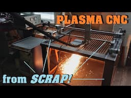 I built a CNC Plasma Cutting Table from Scrap!