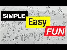 A simple & powerful exercise for sketching people | Draw stick figures in a whole new way