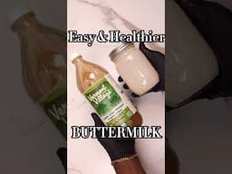 How to make vegan buttermilk #Buttermilk #cashew #applecidervinegar