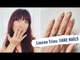 Lauren Tries Fake Nails 💅 | Lauren In Real Life