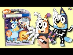 Bluey Halloween Costume Coloring and Craft!