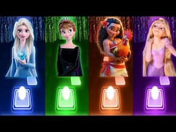 Let It Go Elsa | Do You Want to Build a Snowman | Moana How Far I'll Go | Tangled Rapunzel Songs Fun