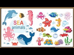 Sea Animals || Underwater Animals || Sea Animals Names with Classic Images