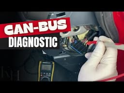 CAN-BUS Explained | B-CAN Diagnosis | Test B-CAN with Multimeter & Oscilloscope