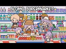 New Update! 🛒🍎 Full SLOMO SUPERMARKET Design | Toca Life World House Inspiration ✨ Toca Boca