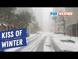 Winter Storm Reduces Visibility In Chicago, Milwaukee