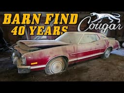 Will this BARN FIND Cougar RUN & DRIVE After 40 YEARS?