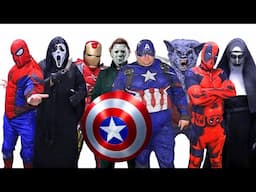 Superheroes VS Scary Characters