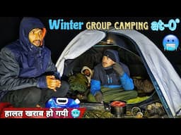 Winter Group Camping in Extreme Cold Weather | Winter Camping in India | Camping Video