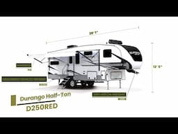 Half-Ton Hero: Conquering the Outdoors with the KZ RV 2024 Durango Half-Ton D250RED