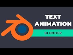 Blender Text Animation Tutorial | Blender 4.2 Tutorial