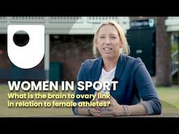 What is the brain to ovary link in relation to female athletes?